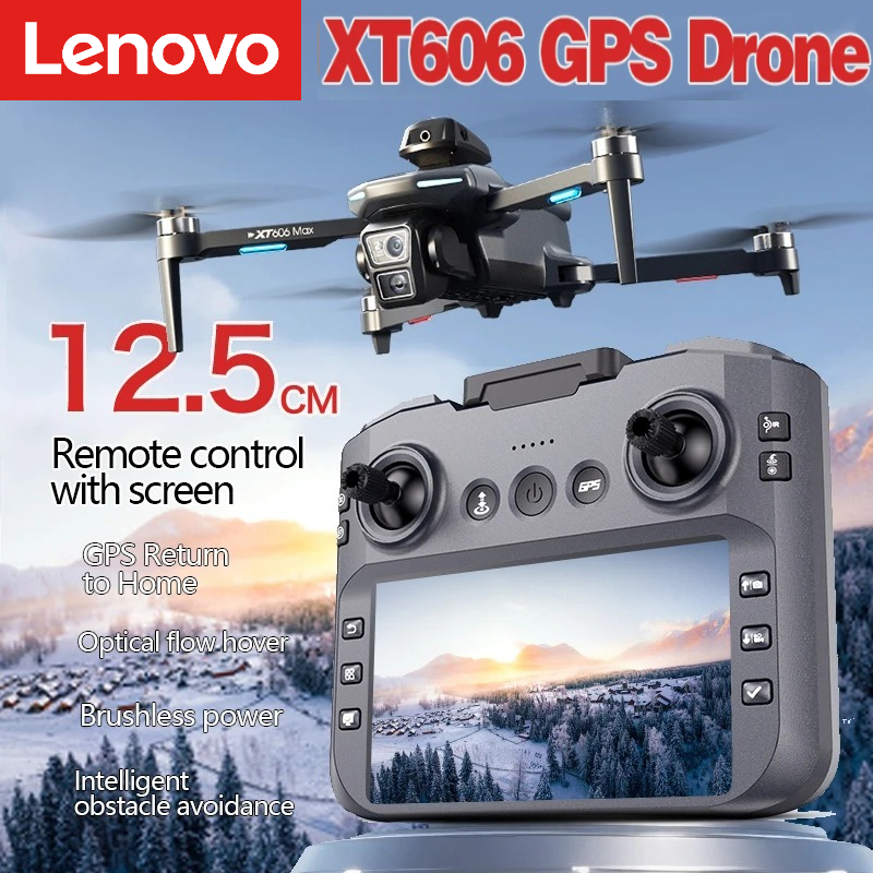Dron GPS Lenovo XT606 MAX 4K P – Drone Kit Fpv recenzja i cena