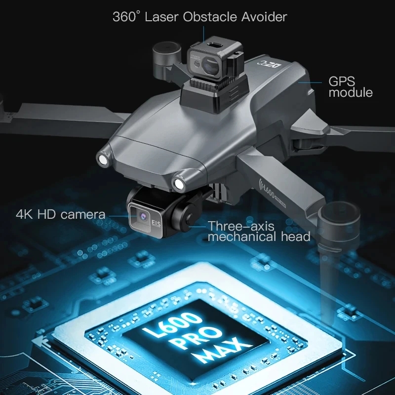 L600 PRO MAX GPS Drone Profesj – Drone Kit Professional recenzja i cena