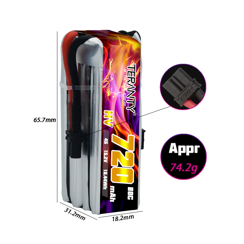 TERANTY 720mAh 4S 15.2V HV Bat – Drone Kit Fpv recenzja i cena